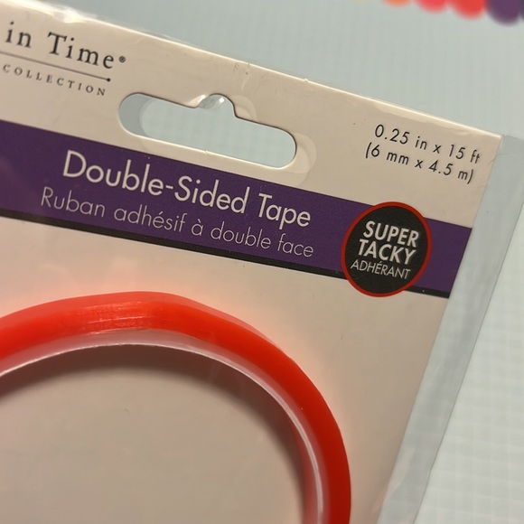 Double-Sided Tape (Super Tacky) 0.25" in. x 15 ft - Picture 8 of 8